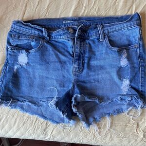 Old Navy Boyfriend cut off shorts Size 8
